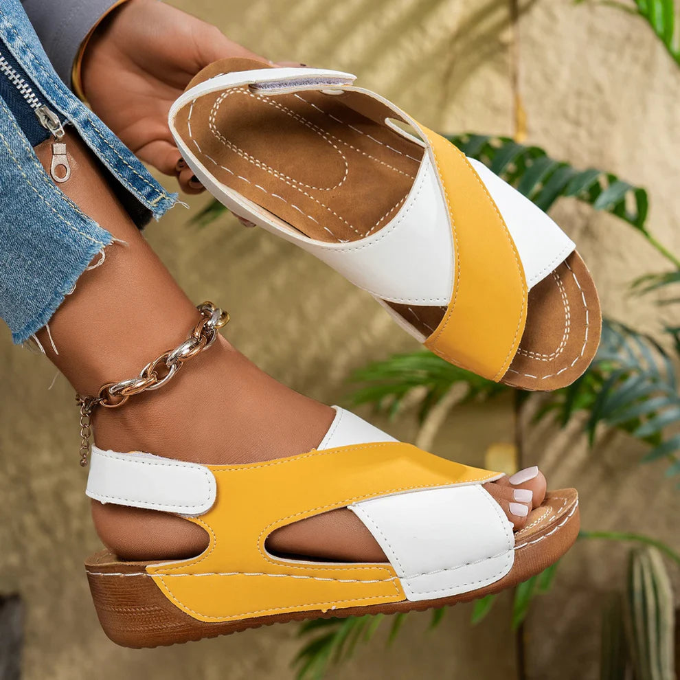 Vintage Orthopedic Wedge Sandals