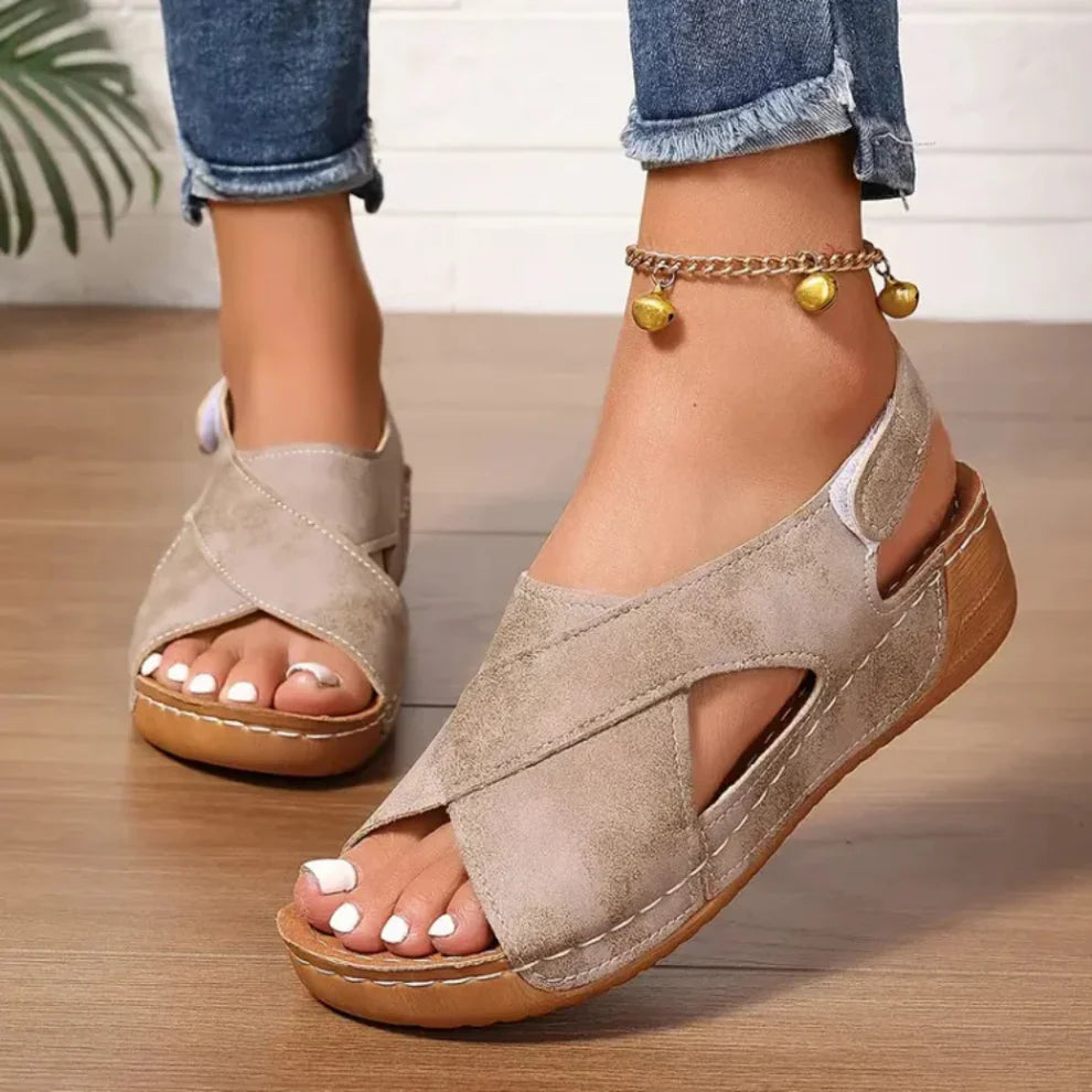 Vintage Orthopedic Wedge Sandals