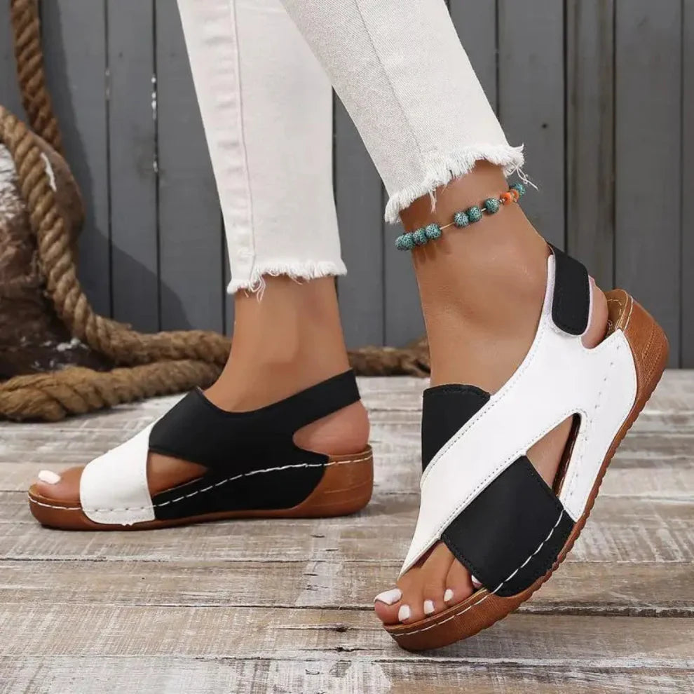 Vintage Orthopedic Wedge Sandals
